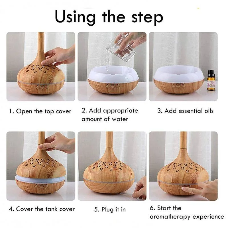 Humidifier Aroma Diffuser Συσκευή για Αρωματοθεραπεία με χρονοδιακόπτη 400ml 038USB + Δώρο άρωμα 12ml Humidifier Aroma Diffuser Συσκευή για Αρωματοθεραπεία με χρονοδιακόπτη 400ml 038USB + Δώρο άρωμα 12ml