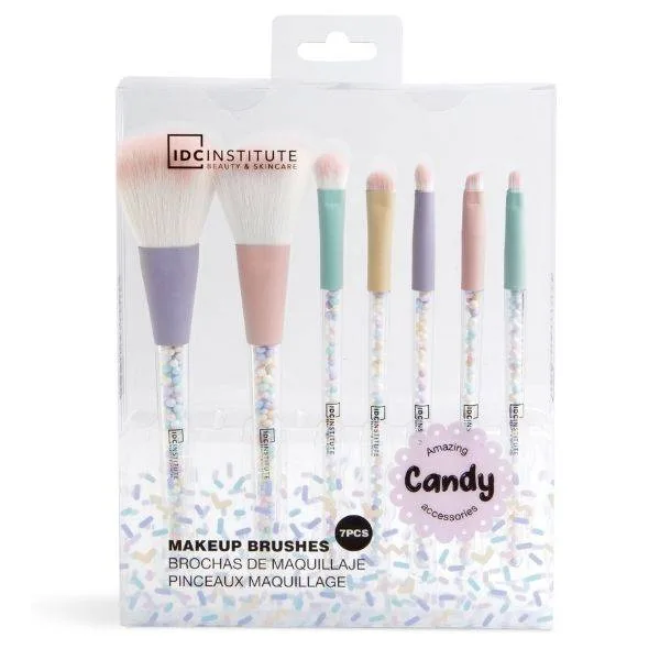 IDC Institute Sweet Candy Makeup Brushes SET 7pcs