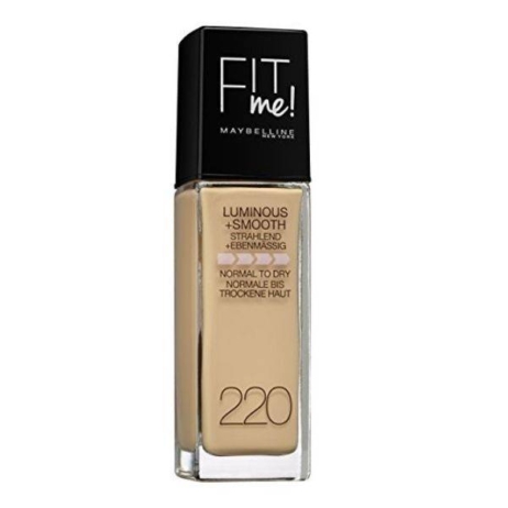 Maybelline Fit Me Luminous & Smooth Liquid Foundation 220 Natural Beige 30ml