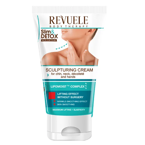 Revuele Κρέμα Σύσφιξης & Ανόρθωσης Για Λαιμό, Πιγούνι, Ντεκολτέ με Καφεΐνη 200ml