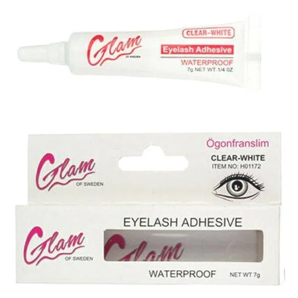 Glam of Sweden Eyelash Adhesive Κόλλα για Βλεφαρίδες Clear White 7gr
