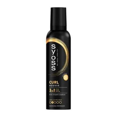 Syoss Curl Control Mousse Αφρός Για Τέλειες Μπούκλες Απαλό Κράτημα 2 - 250ml
