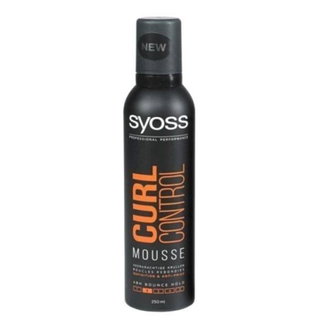 Syoss Curl Control Mousse Αφρός Για Τέλειες Μπούκλες Απαλό Κράτημα 2 250ml