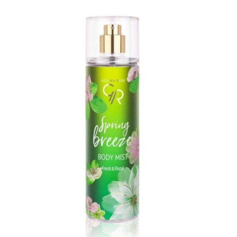 Golden Rose Spring Breeze Body Mist Spray Fresh & Floral 200ml