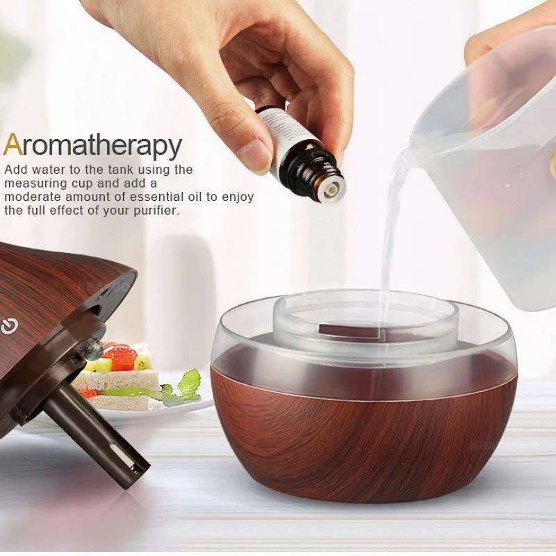 Humidifier Ultrasonic Συσκευή για Αρωματοθεραπεία 067 - 300ml Dark Brown Wood+ Δώρο άρωμα 12ml (2) Humidifier Ultrasonic Συσκευή για Αρωματοθεραπεία 067 - 300ml Dark Brown Wood+ Δώρο άρωμα 12ml