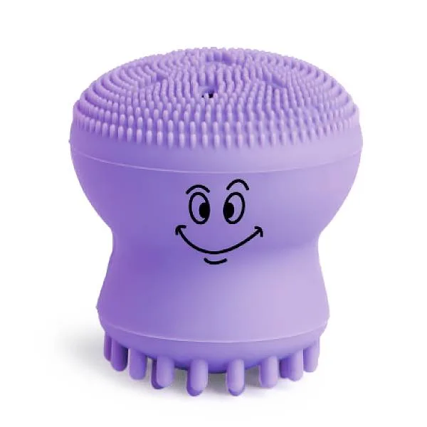 IDC Top Dreams Octopus Silicone Facial Cleansing - Καθαριστική Βούρτσα Σιλικόνης Μωβ 10γρ