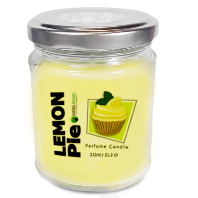 Sueno Aroma Φυτικό Αρωματικό Κερί Lemon Pie με Βανίλια & Λεμόνι 280ml