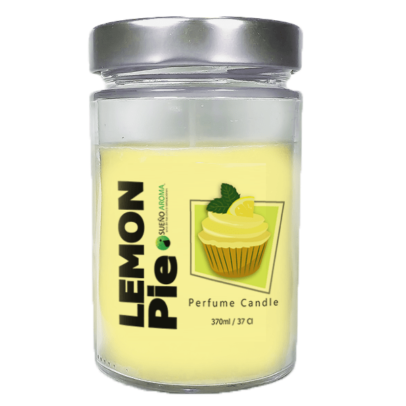 Sueno Aroma Φυτικό Αρωματικό Κερί Lemon Pie με Βανίλια & Λεμόνι 370ml