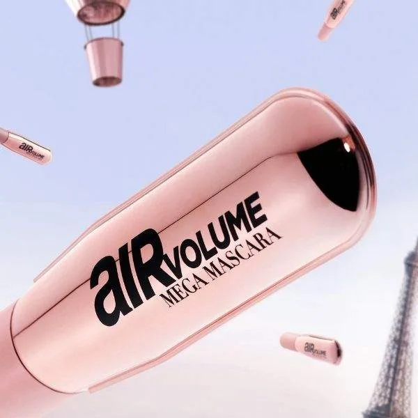 Loreal Air Volume Mega Mascara Black 9 ml (4) L'Oréal Air Volume Mega Mascara Black κατάλληλη για ευαίσθητα μάτια 9 ml