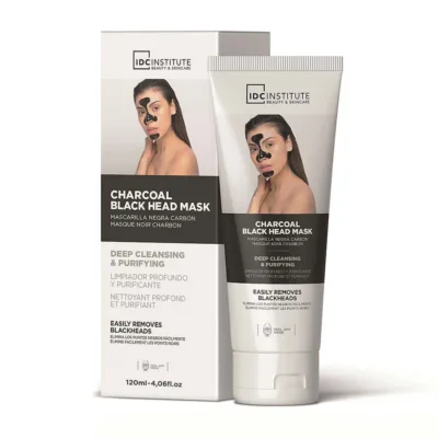 IDC Peel Off Μαύρη Μάσκα Προσώπου με Ξυλάνθρακα για τα μαύρα στίγματα 120ml