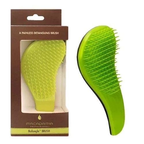 Macadamia Professional No Tangle Hair Brush Green Brown Macadamia Professional No Tangle Hair Brush Green Brown