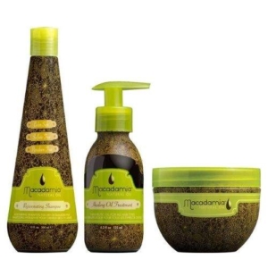 Macadamia Professional Intense Repair Complete Set Shampoo 300ml Healing Oil 125ml & Mask 236ml