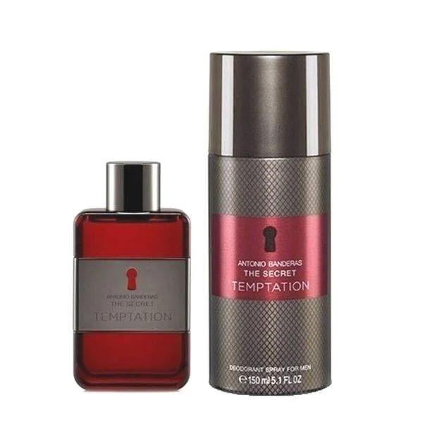 Antonio Banderas The Secret Temptation Gift Set - Άρωμα Eau de Toilette 50ml & Deo Spray24h 150ml Antonio Banderas The Secret Temptation Gift Set - Άρωμα Eau de Toilette 50ml & Deo Spray24h 150ml