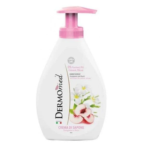 Dermomed Κρεμοσάπουνο με Αντλία Frangipani & Peach 300ml