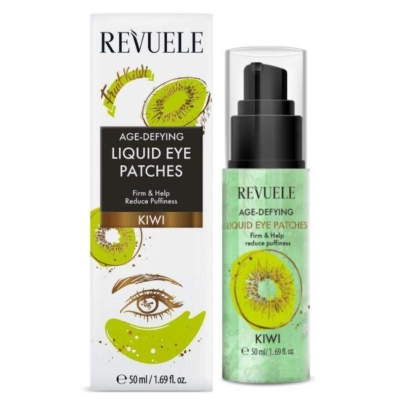 Revuele Jelly Liquid Eye Patches Kiwi Age Defying Ενυδατικό Τζελ Ματιών Συσφυκτικό με Ακτινίδιο 50ml