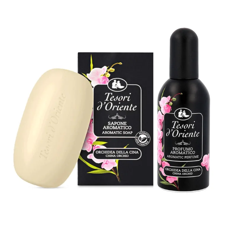 Tesori d’Oriente Orchidea Box Gift Set -EDT 100ml & Soap 150ml (1) Tesori d’Oriente Orchidea Box Gift Set -EDT 100ml & Soap 150ml