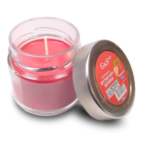 G & S Art Φυτικό Αρωματικό Κερί Φοίνικα Φράουλα 106ml