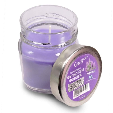 rt Φυτικό Αρωματικό Κερί Φοίνικα Λεβάντα 212ml