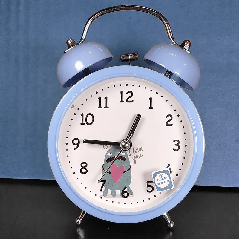 Huari Μ12 Παιδικό Επιτραπέζιο Ρολόι με Ξυπνητήρι Little Monster Love Γαλάζιο Φ9 Huari Μ12 Παιδικό Επιτραπέζιο Ρολόι με Ξυπνητήρι Little Monster Love Γαλάζιο Φ9