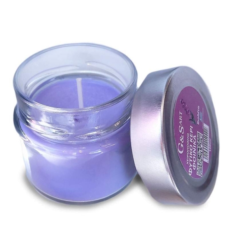 G & S Art Φυτικό Αρωματικό Κερί Φοίνικα Βιολέτα 106ml