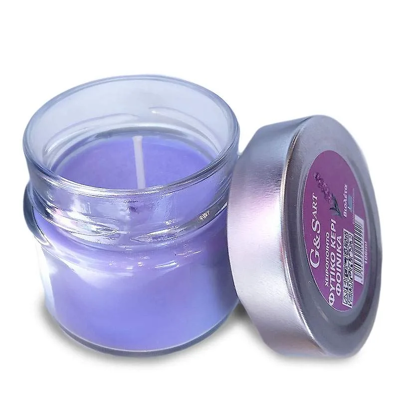 G & S Art Φυτικό Αρωματικό Κερί Φοίνικα Βιολέτα 106ml