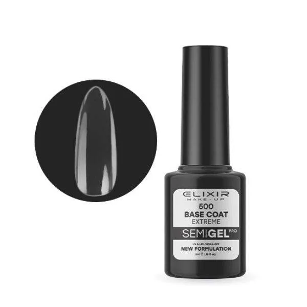 Elixir Professional Semi Gel 500 Base Coat Extreme Βάση για Ημιμόνιμο Βερνίκι Νυχιών 5ml