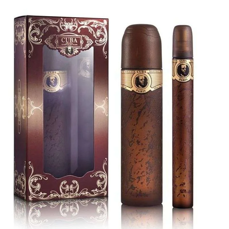 Cuba Gold Men Gift Set Eau De Toilette Spray 100ml + Eau De Toilette Spray 35ml