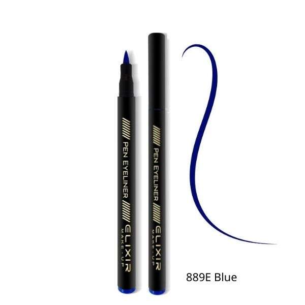 Elixir Eyeliner Pen 889E Blue Μπλε 1ml