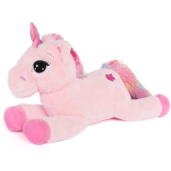 VIP Baby Dolls Stuffed Unicorn Furry Pillow, Λούτρινος Γούνινος Μονόκερος Μαξιλάρι Ροζ 90cm VIP Baby Dolls Stuffed Unicorn Furry Pillow, Λούτρινος Γούνινος Μονόκερος Μαξιλάρι Ροζ 90cm