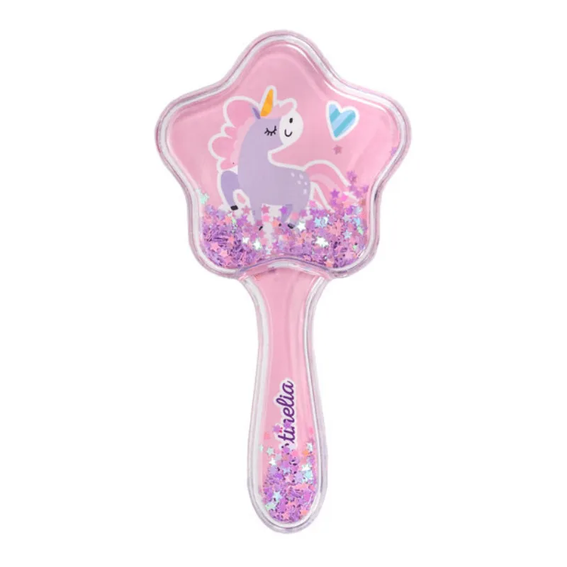 Martinelia Unicorn Star Hair Brush Βούρτσα Μαλλιών Μονόκερος Αστέρι Ροζ 16 x 8cm