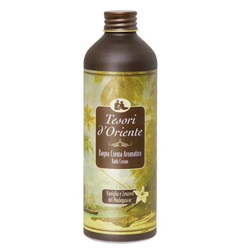Tesori d’Oriente Bath Cream Vanilla & Ginger from Madagascar 500ml
