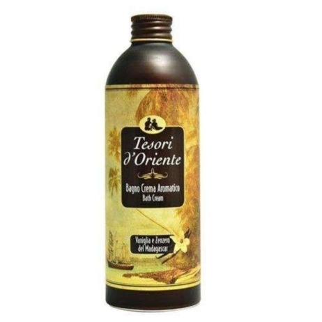 Tesori d’Oriente Bath Cream Vanilla & Ginger from Madagascar 500ml