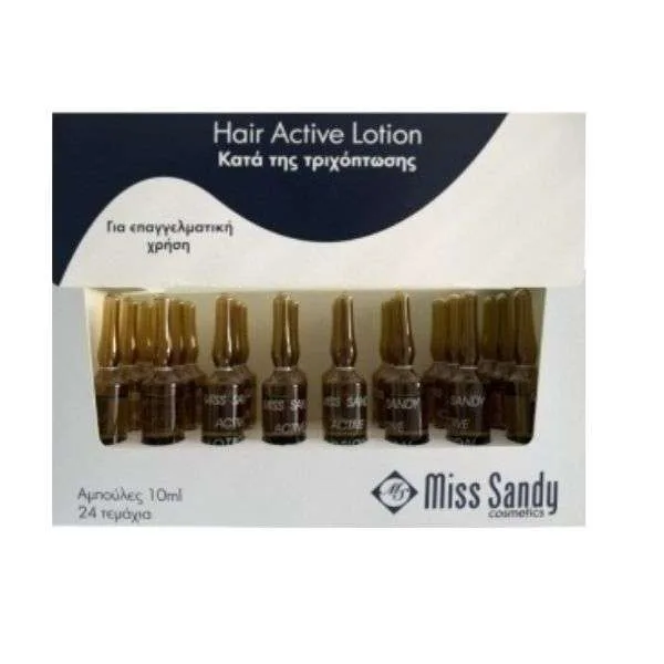 Miss Sandy Active Lotion Αμπούλες Κατά της Τριχόπτωσης 10ml
