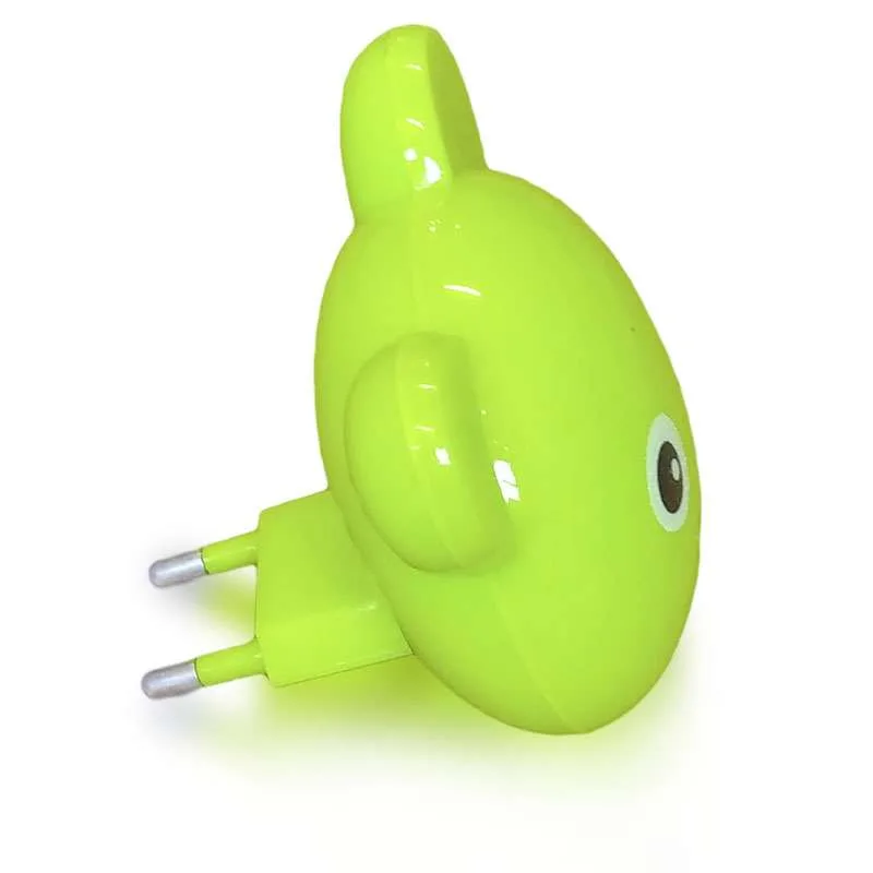 Energy Saving LED Night Light Φωτάκι Νύχτας Led Cute Bear Green