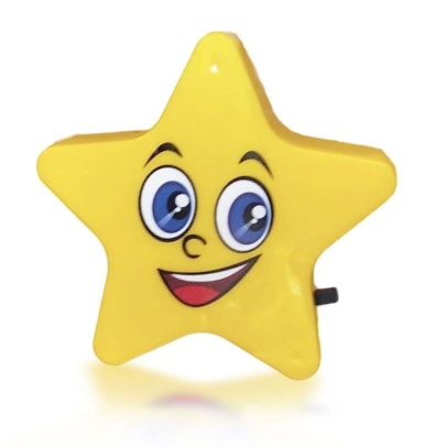 Energy Saving LED Night Light Φωτάκι Νύχτας Happy Star Yellow