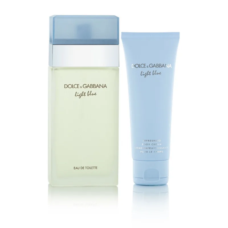Dolce & Gabbana Light Blue Womens Giftset Άρωμα EDT 100ml & Body Cream 75ml (2) Dolce & Gabbana Light Blue Women's Giftset Άρωμα EDT 100ml & Body Cream 75ml