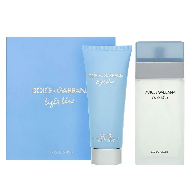 Dolce & Gabbana Light Blue Women's Giftset Άρωμα EDT 100ml & Body Cream 75ml