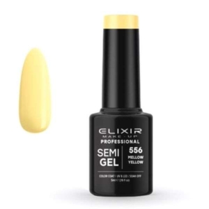 Elixir Professional Semi Gel Ημιμόνιμο Βερνίκι Νυχιών 556 Mellow Yellow Μουσταρδί Πολύ Ανοιχτό 5ml