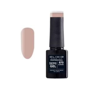 Elixir Professional Semi Gel Ημιμόνιμο Βερνίκι Νυχιών 573 Almond Μπεζ Αμυγδάλου 5ml