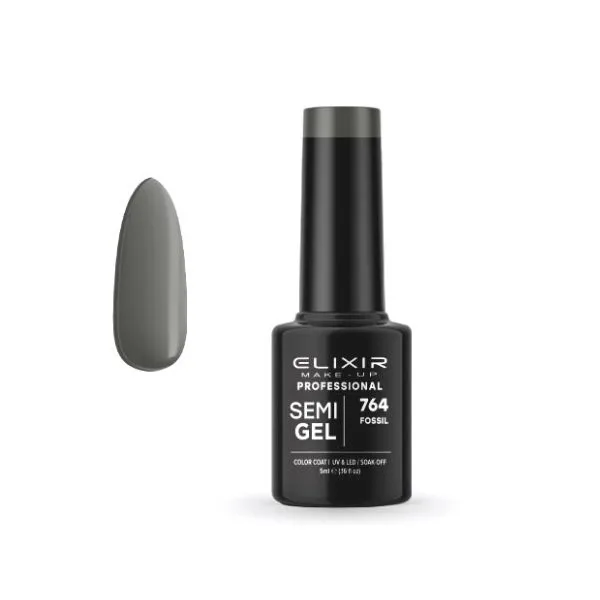 Elixir Professional Semi Gel Ημιμόνιμο Βερνίκι Νυχιών 764 Fossil Γκρι Μπεζ Μέτριας Έντασης 5ml Elixir Professional Semi Gel Ημιμόνιμο Βερνίκι Νυχιών 764 Fossil Γκρι Μπεζ Μέτριας Έντασης 5ml