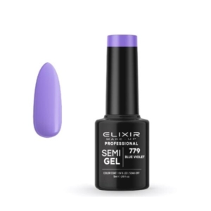 Elixir Professional Semi Gel Ημιμόνιμο Βερνίκι Νυχιών 779 Blue Violet Μωβ Βιολετί 5ml
