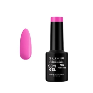 Elixir Professional Semi Gel Ημιμόνιμο Βερνίκι Νυχιών 782 Fresh Rose Ροζ Έντονο Φωτεινό 5ml