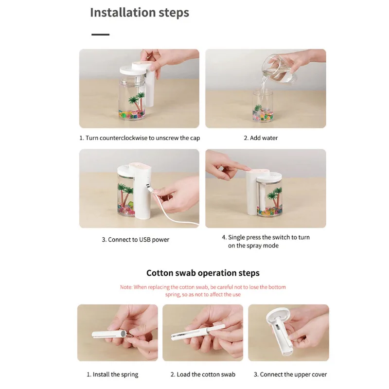 Humidifier Love For Water Συσκευή για Αρωματοθεραπεία 260ml 7Led Color + Δώρο άρωμα 12ml (3) Humidifier Love For Water Συσκευή για Αρωματοθεραπεία 260ml 7Led Color + Δώρο άρωμα 12ml