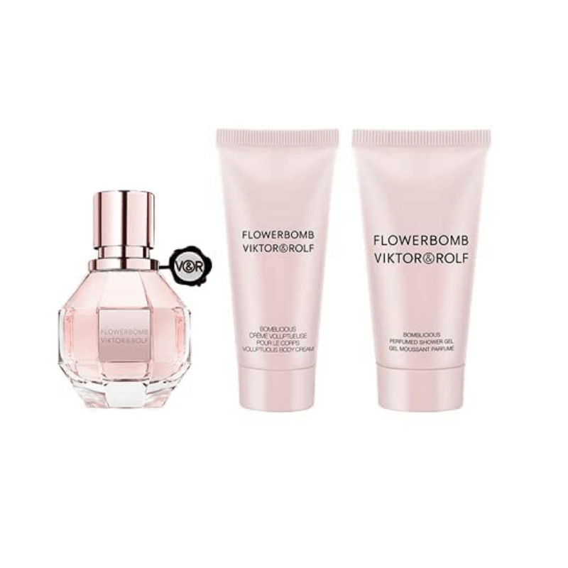 VIKTOR & ROLF Flowerbomb EDP 30ml, Shower Gel 50ml & Body Cream 40ml Σετ δώρου για γυναίκες
