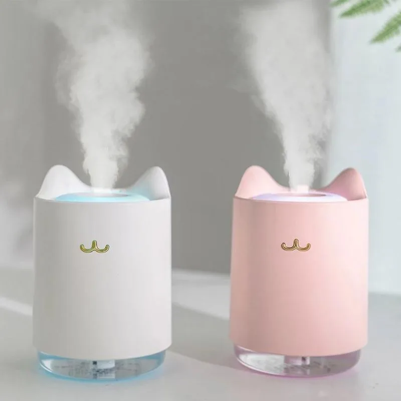 Bulb Colorful Lights Συσκευή για Αρωματοθεραπεία Ροζ 320ml & Δώρο άρωμα 12ml