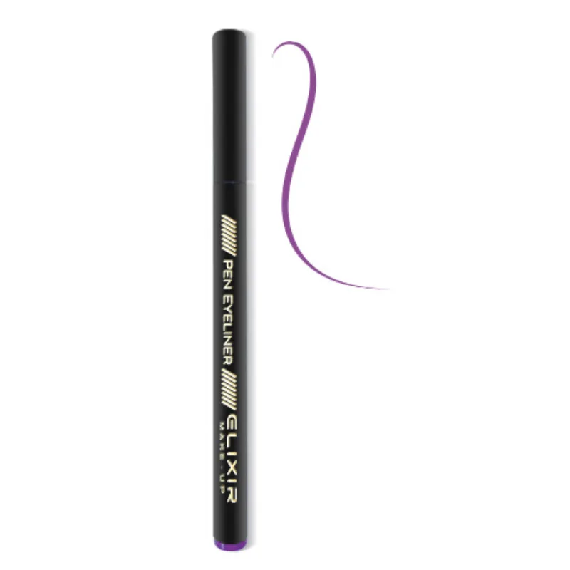 Elixir Eyeliner Pen 889D Plum Μωβ Κρασιού 1ml