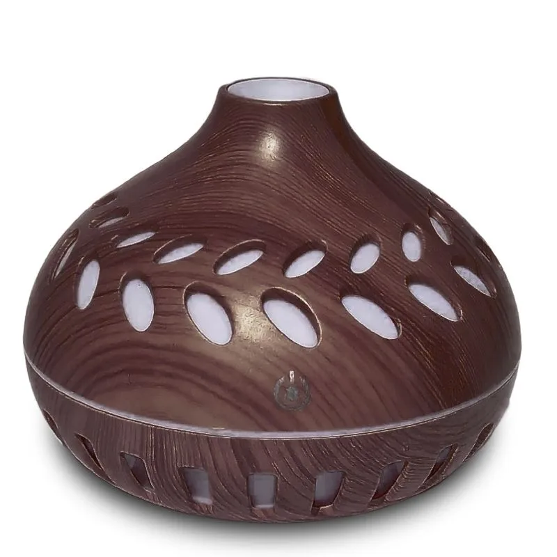 Humidifier Ultrasonic Aroma Diffuser H2O Συσκευή για Αρωματοθεραπεία 200ml Dark Wood Grain Colour & Δώρο άρωμα 12ml Humidifier Ultrasonic Aroma Diffuser H2O Συσκευή για Αρωματοθεραπεία 200ml Dark Wood Grain Colour & Δώρο άρωμα 12ml