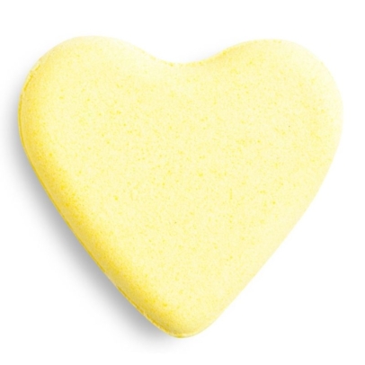 IDC Institute Heart Bath Fizzer Lemon Λεμόνι 35gr