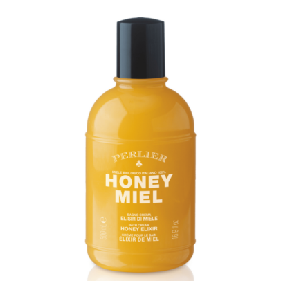 Υπέροχη και έντονη μυρωδιά μέλι σε ένα μοναδικό πλούσιο αφρόλουτρο . Perlier Honey Elixir Bath Cream 500ml