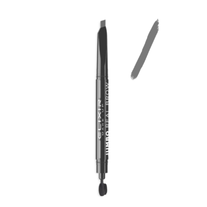 Elixir Jumbo Eyebrow Pencil Μηχανικό Μολύβι Φρυδιών με Βουρτσάκι Νο 4 Σκούρο Γκρι 0,28gr